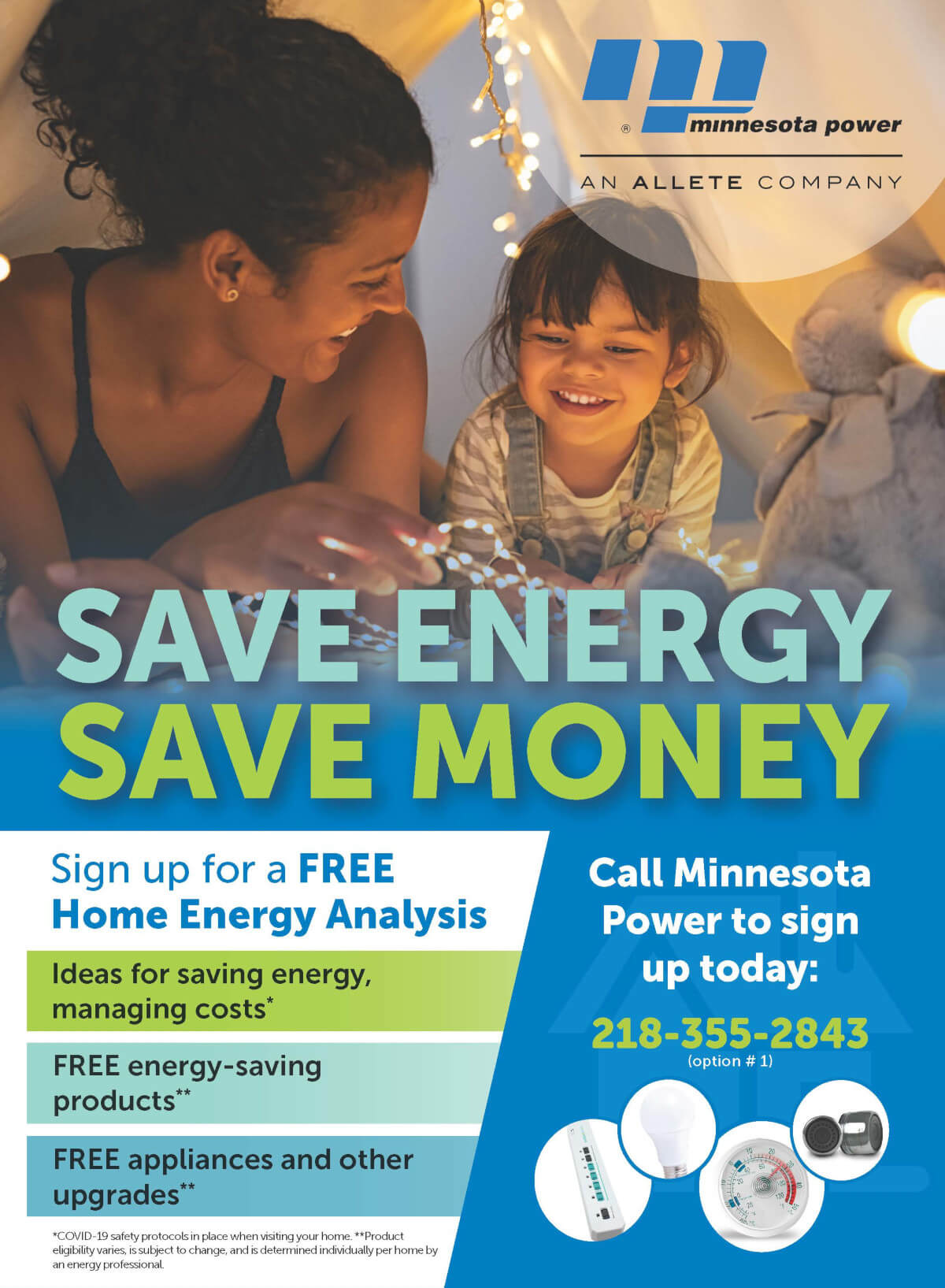 Save energy. Save money. Sign up for a free home energy analysis.